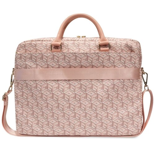 Maletín Portalaptop Guess 16" G Cube Rosa