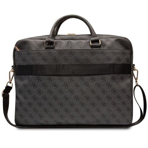 Maletín Portalaptop Guess 16" Printed Stripes Negro