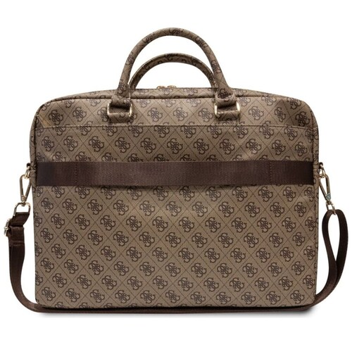 Maletín Portalaptop Guess 16" Printed Stripes Café