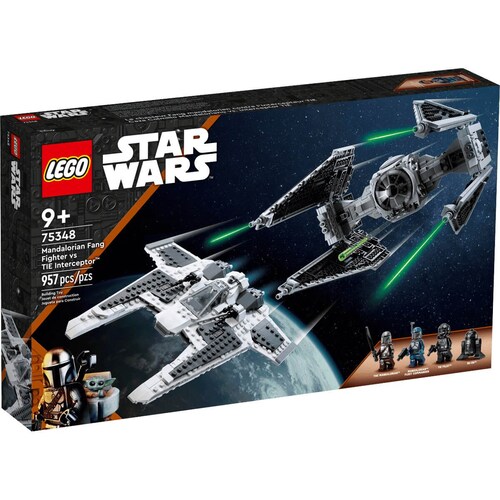 Caza Colmillo Mandaloriano Vs. Interceptor Tie Lego Star Wars Mandalorian