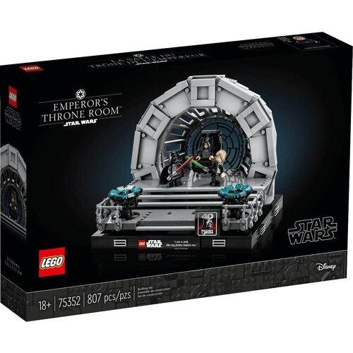 Diorama: Sala Del Trono Del Emperador Lego Star Wars