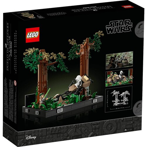 Diorama: Duelo de Speeders en Endor Lego Star Wars