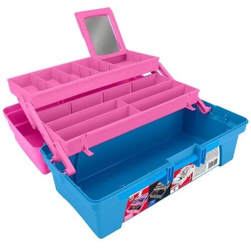 Caja Vanity Santul 14 Azul con Rosa