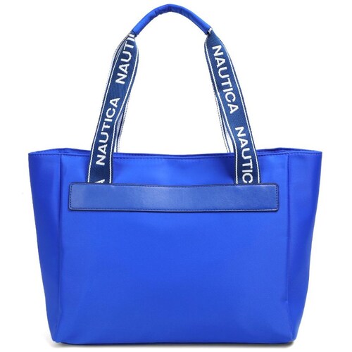Bolsa Estilo Tote Color Azul Marca Náutica