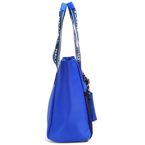 Bolsa Estilo Tote Color Azul Marca Náutica
