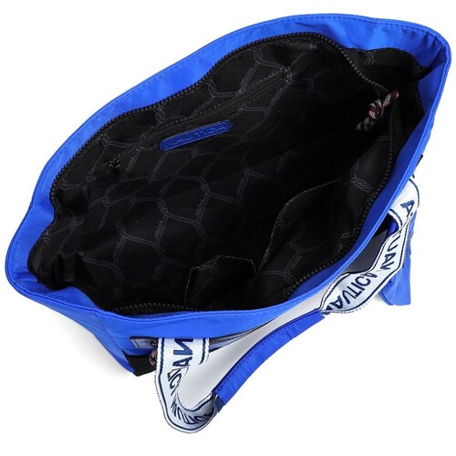Bolsa Estilo Tote Color Azul Marca Náutica