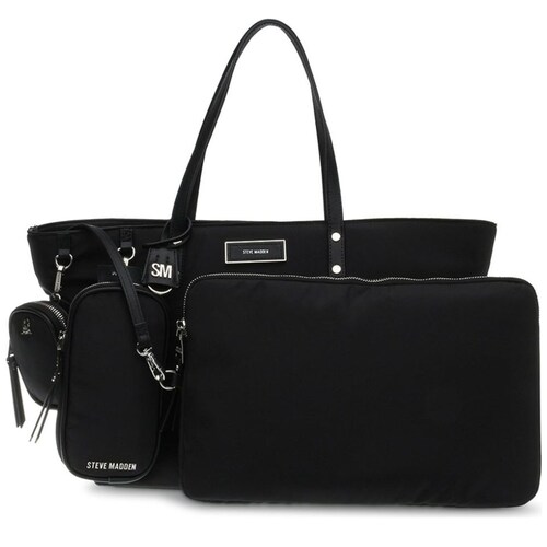 Bolso Tote Negro Steve Madden Bjude   Blkfa