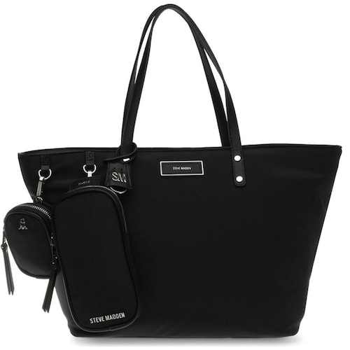 Bolso Tote Negro Steve Madden Bjude   Blkfa