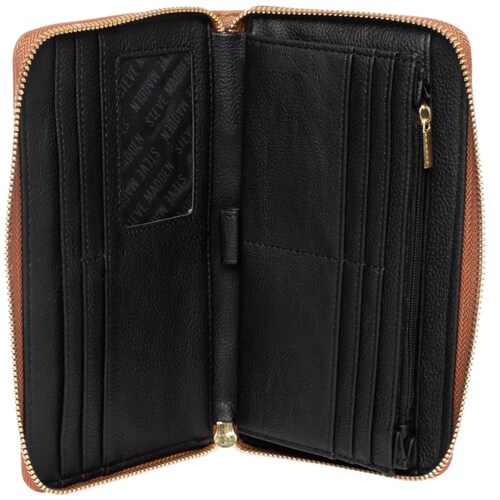 Bolso Cartera Cognac Steve Madden Bzippy  Cogfa