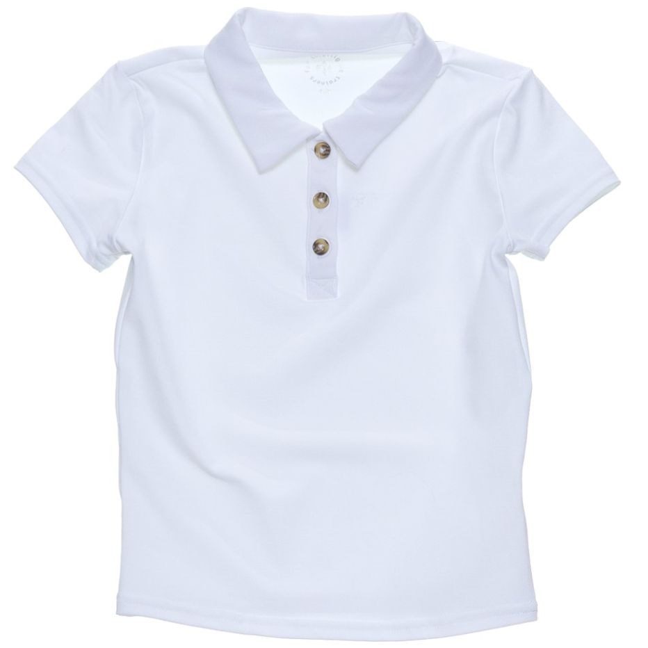 Playera tipo polo discount niña