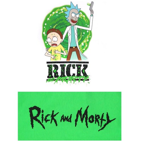 Pijama para Hombre Playera Manga Corta Pantalón Rick And Morty