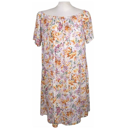 Vestido Elástico Manga Corta Doma Fashion