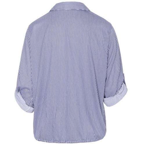 Blusa para Mujer Petite Company Manga Larga  Cuello Camisero Diseño: Rayas Petite Compañy