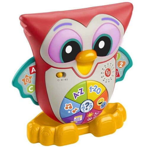 Fisher-Price Linkimals Juguete para Bebé Búho Ojos Luminosos