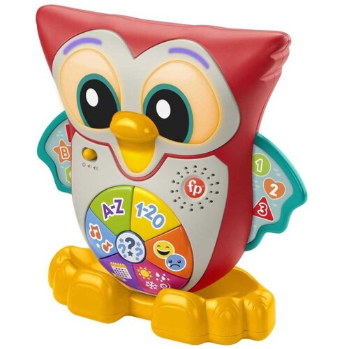 Fisher-Price Linkimals Juguete para Bebé Búho Ojos Luminosos