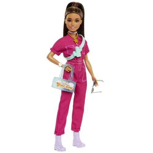 Barbie la Película Accesorios para Muñeca Traje de Moda Rosa