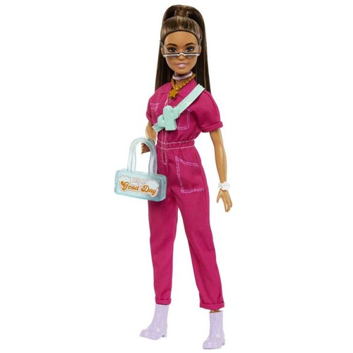 Barbie la Película Accesorios para Muñeca Traje de Moda Rosa