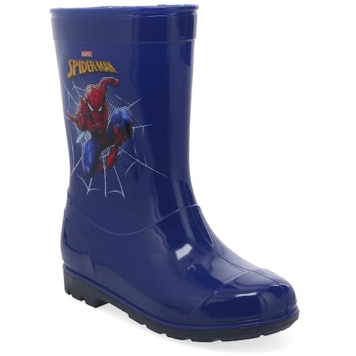 Bota de Lluvia para Niño Spiderman 18-21 Azul Personajes