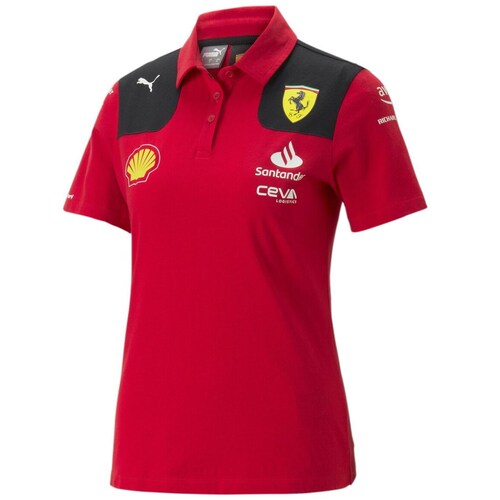 Polo para Mujer Roja Ferrari Puma
