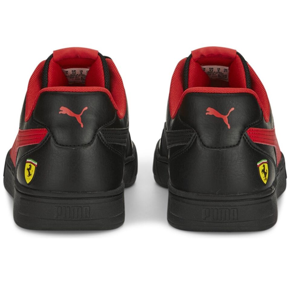 Tenis puma ferrari negro con outlet rojo