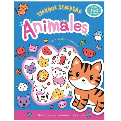 Tiernos Stickers Animales Vergara Y Riba