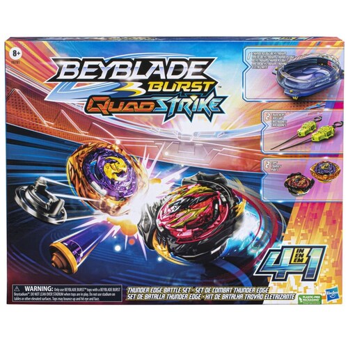 Figuras Set Bey Qs Thunder Edge Battle