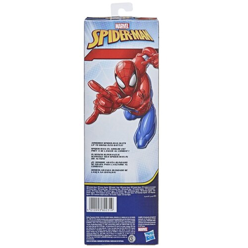 Figura de Acción  Spider Titan Armored Spider Man