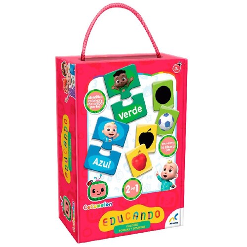 Juego de Mesa Cocomelon de Formas Colores Y Sombras
