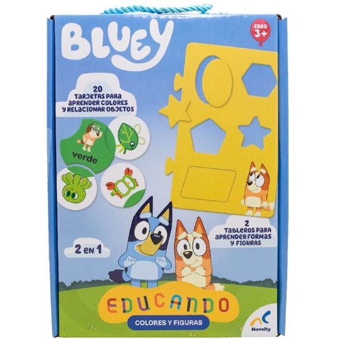  Juego de Mesa Bluey Colores Y Figuras