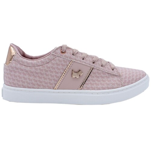 Tenis Casual con Logo Rosa Ferrioni