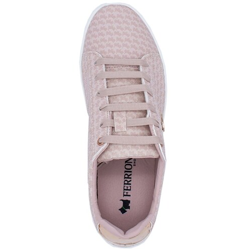 Tenis Casual con Logo Rosa Ferrioni