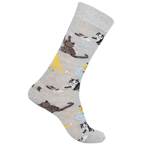 Calcetín para Hombre Gatos Perry Ellis