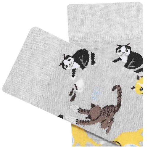 Calcetín para Hombre Gatos Perry Ellis