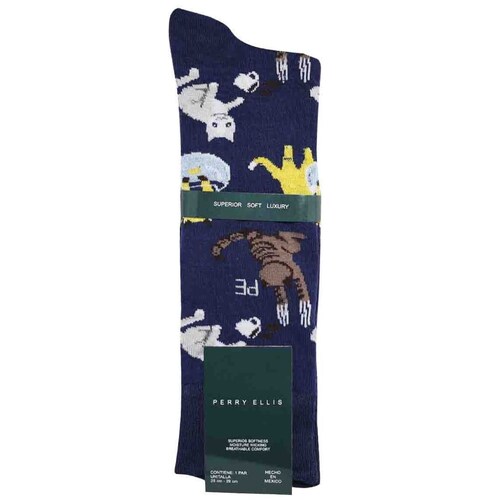 Calcetín para Hombre Gatos Perry Ellis
