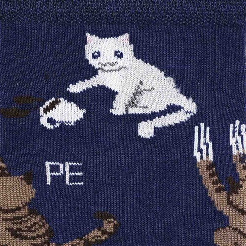 Calcetín para Hombre Gatos Perry Ellis