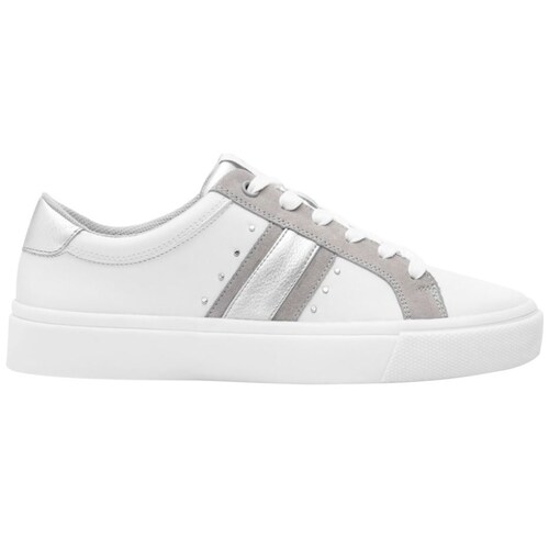 Tenis Casual con Aplicaciones Blanco Flexi