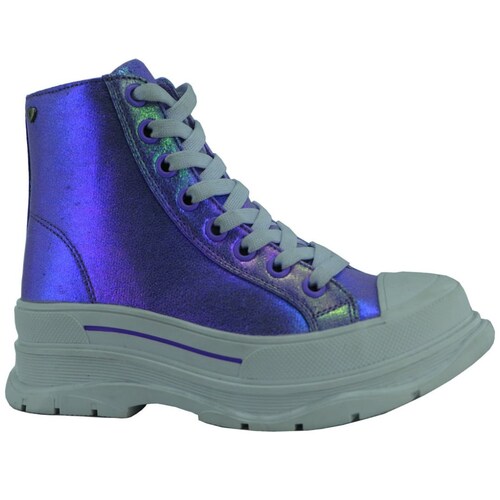  Tenis Bota para Niña Glitter 18-23 Morado Bambino