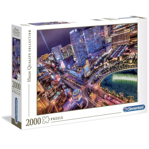 Rompecabezas 2000 Piezas Hqc las Vegas Clementoni