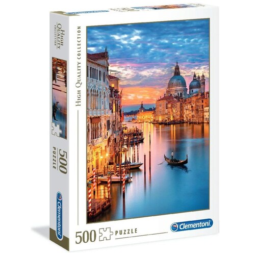 Rompecabezas de 500 Hqc Venecia Iluminada Clementoni