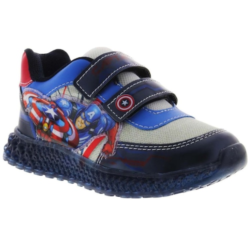 Tenis para Niño con Luces 16-21 Azul Capitán América