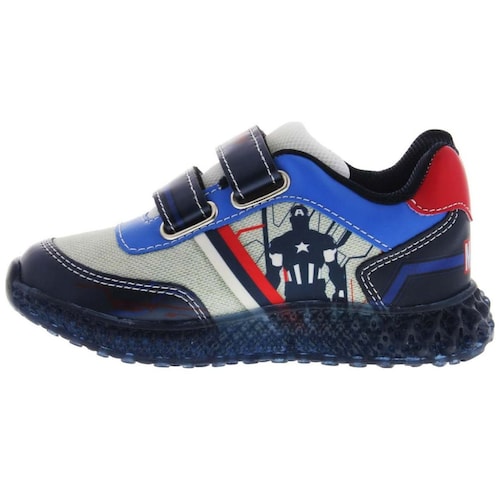 Tenis para Niño con Luces 16-21 Azul Capitán América