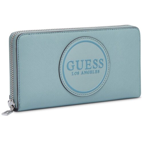 Cartera Guess Factory Estilo Slg Med Zip Around en Color Azul Modelo S8724599-Mos