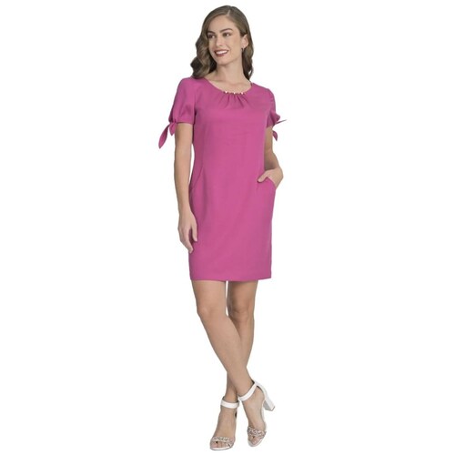 Vestido Chemise Liso Manga Corta Ofelia Foley´s