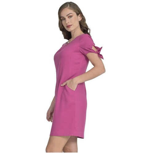 Vestido Chemise Liso Manga Corta Ofelia Foley´s