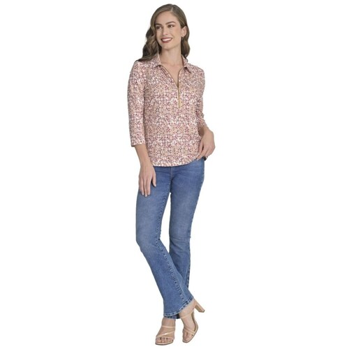 Blusa Estampada Manga 3/4 Ofelia Foley´s
