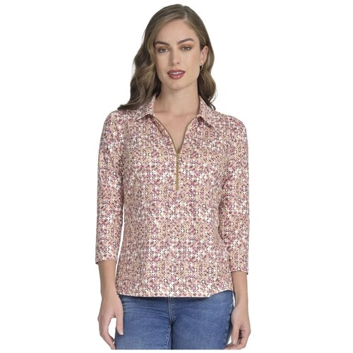 Blusa Estampada Manga 3/4 Ofelia Foley´s
