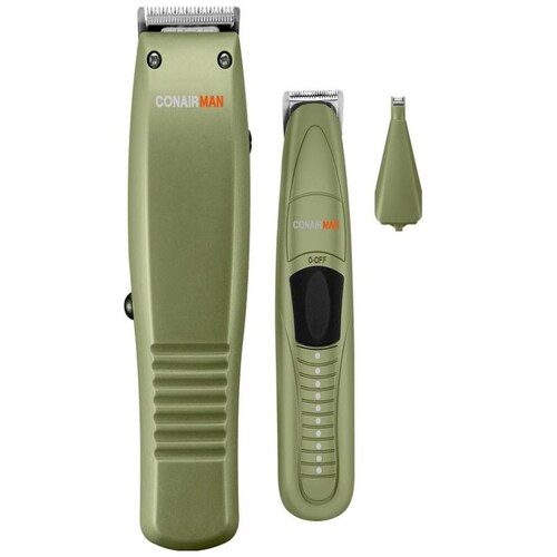 Juego de Peluquería Y Recortadora Color Verde Conair