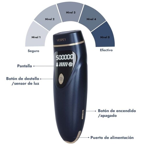 Depiladora Ipl Digital Vesper