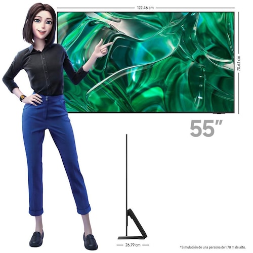 Pantalla 55" Samsung Oled 4K Qn55S95Cafxzx