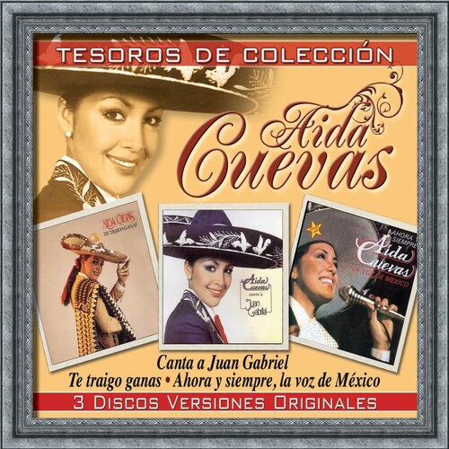3 Cd's Aida Cuevas Canta a Juan Gabriel Tesoros de Colección